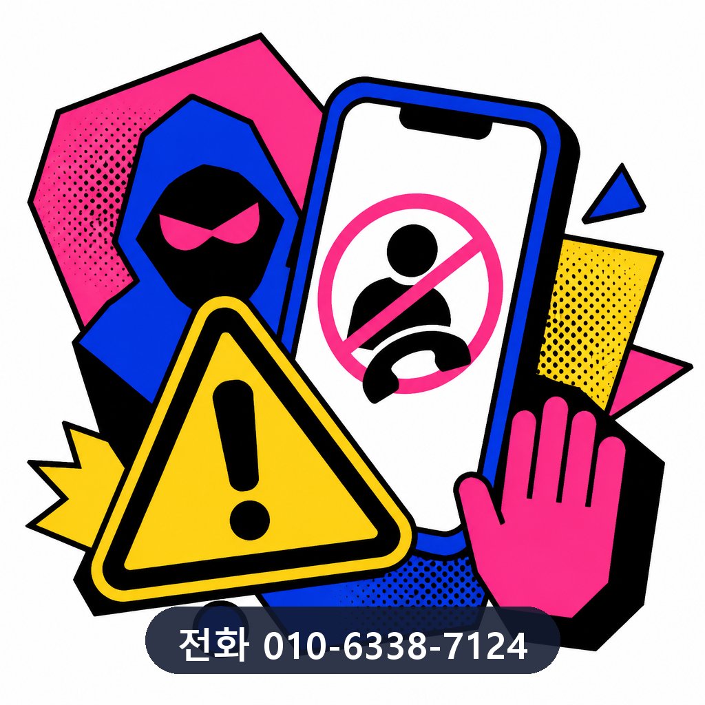 신용카드 현금화 업체 피해 예방 이미지 · 문의 010-6338-7124